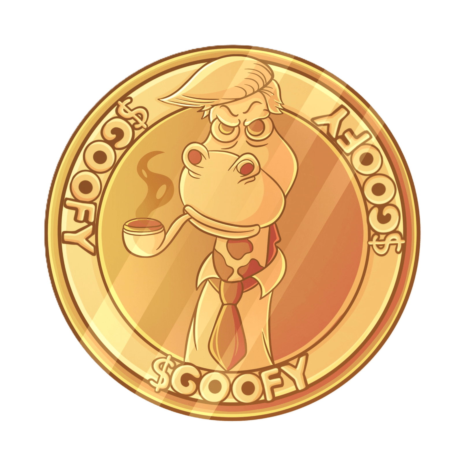 Goofy Gold Coin